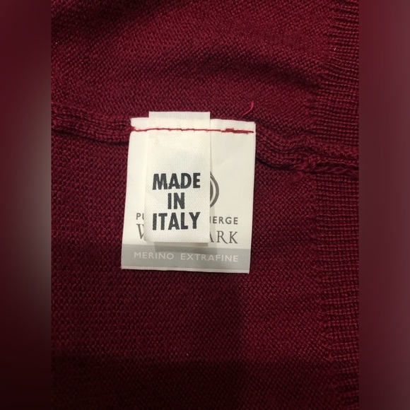 Valentino Marini Men’s Mid-Neck Long Sleeve Knit Size Medium - Picture 7 of 8